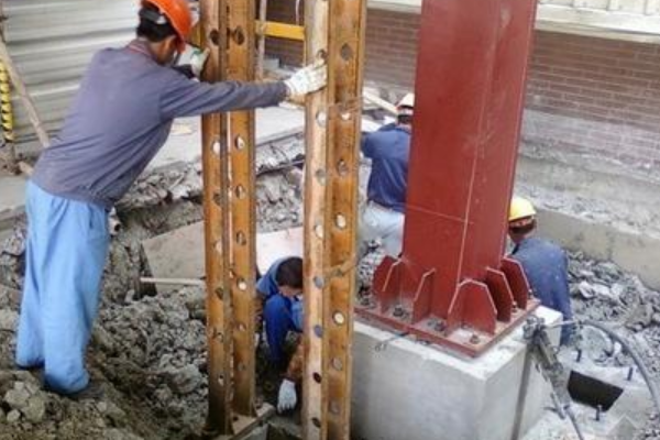 2020年济南某科技工厂区设备基础加固工程